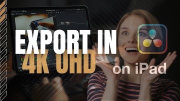 DaVinci Resolve iPad Tutorial - How to Export Video in 4K Resolution