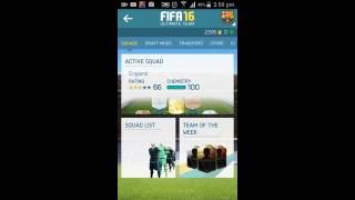 Fifa16 Companion app review screenshot 1