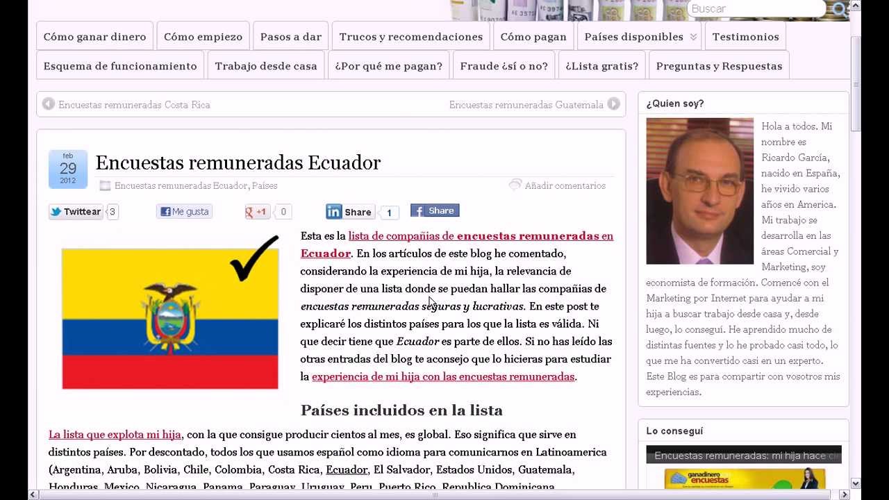 ganar dinero llenando encuestas gratis el salvador