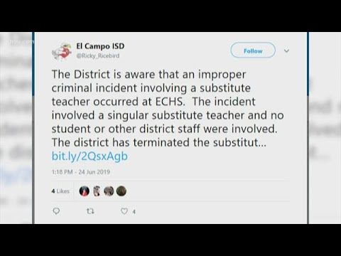 Sub Teacher Porn - El Campo ISD substitute fired, accused of filming porn in classroom