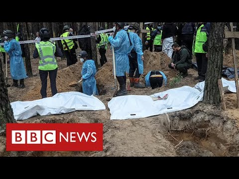 Russia accused of torture and murder after 450 graves found in eastern Ukraine – BBC News