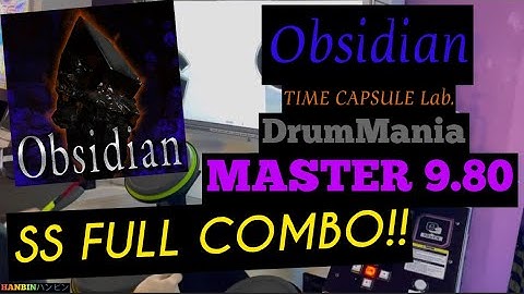 GITADORA【ギタドラ】Obsidian  (DrumMania Master) SS FULL COMBO!!