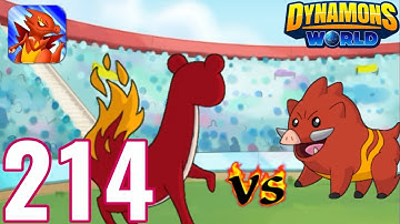 FLARION Vs FLAMBOAR PvP Online Arena | Dynamons World Gameplay Walkthrough – Part 214 (iOS, Android)