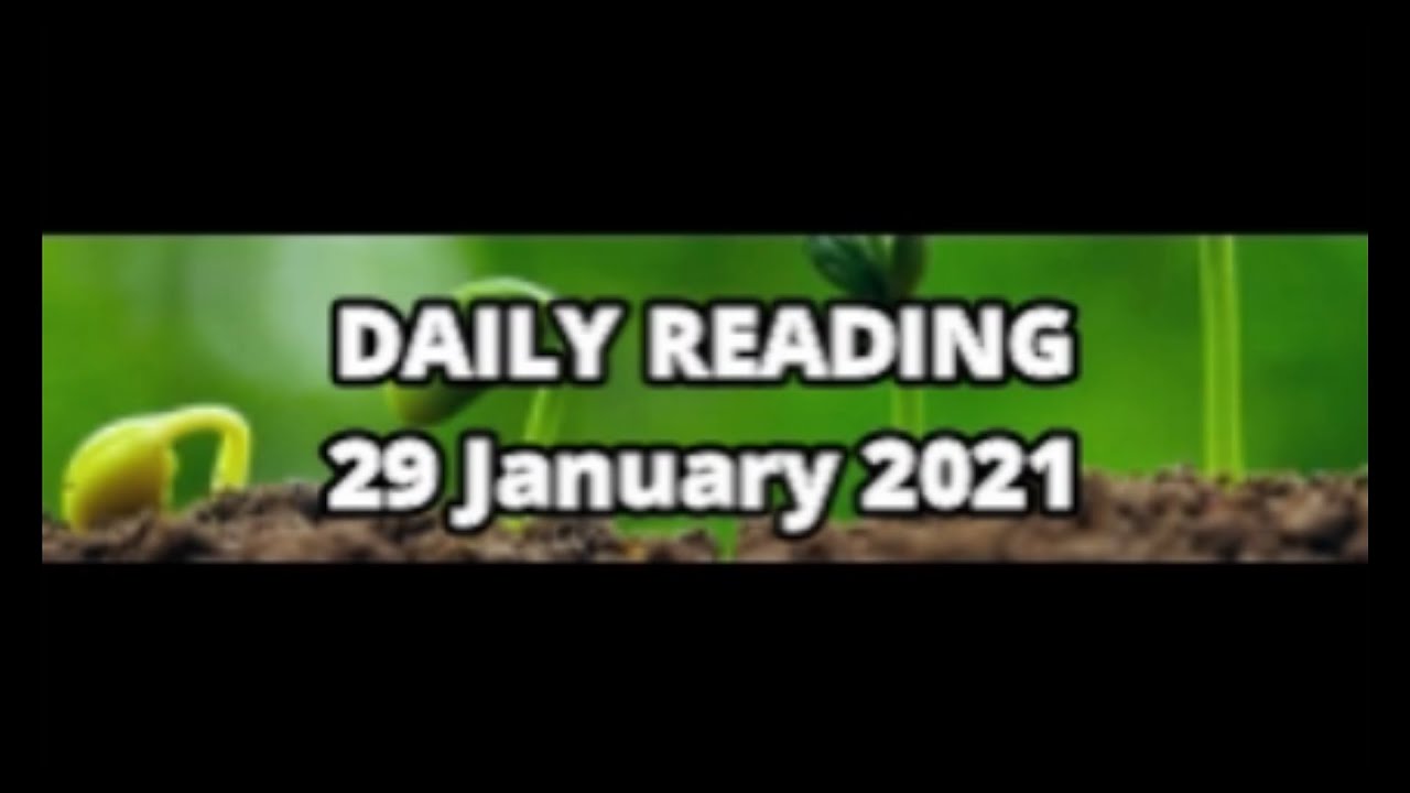 Gospel Reading January 29th, 2021 Mark 4:26-34 - YouTube