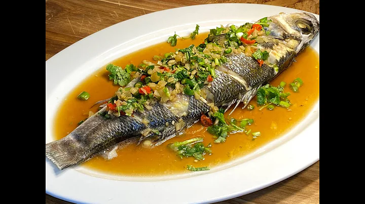 Thai Style Steamed Fish With Lime, Garlic and chili Sauce