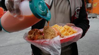 Blockbuster! $1 Filipino Fried Chicken - Philippines Street Food