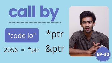 Call By Value Call By Reference in C | C-Programming Ep-32 | Tamil | code io