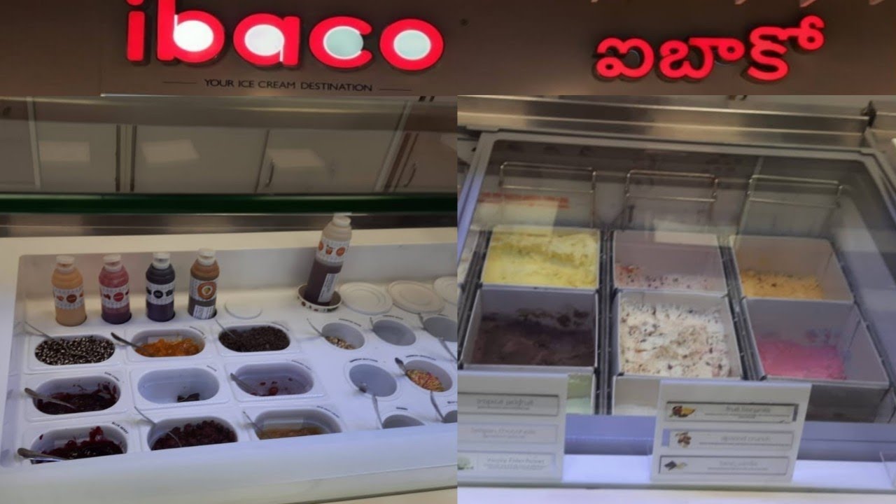 ibaco Ice Cream Ice Cream Parlour at GSM Mall in Hyderabad YouTube