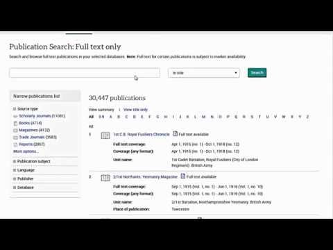 Publications Search