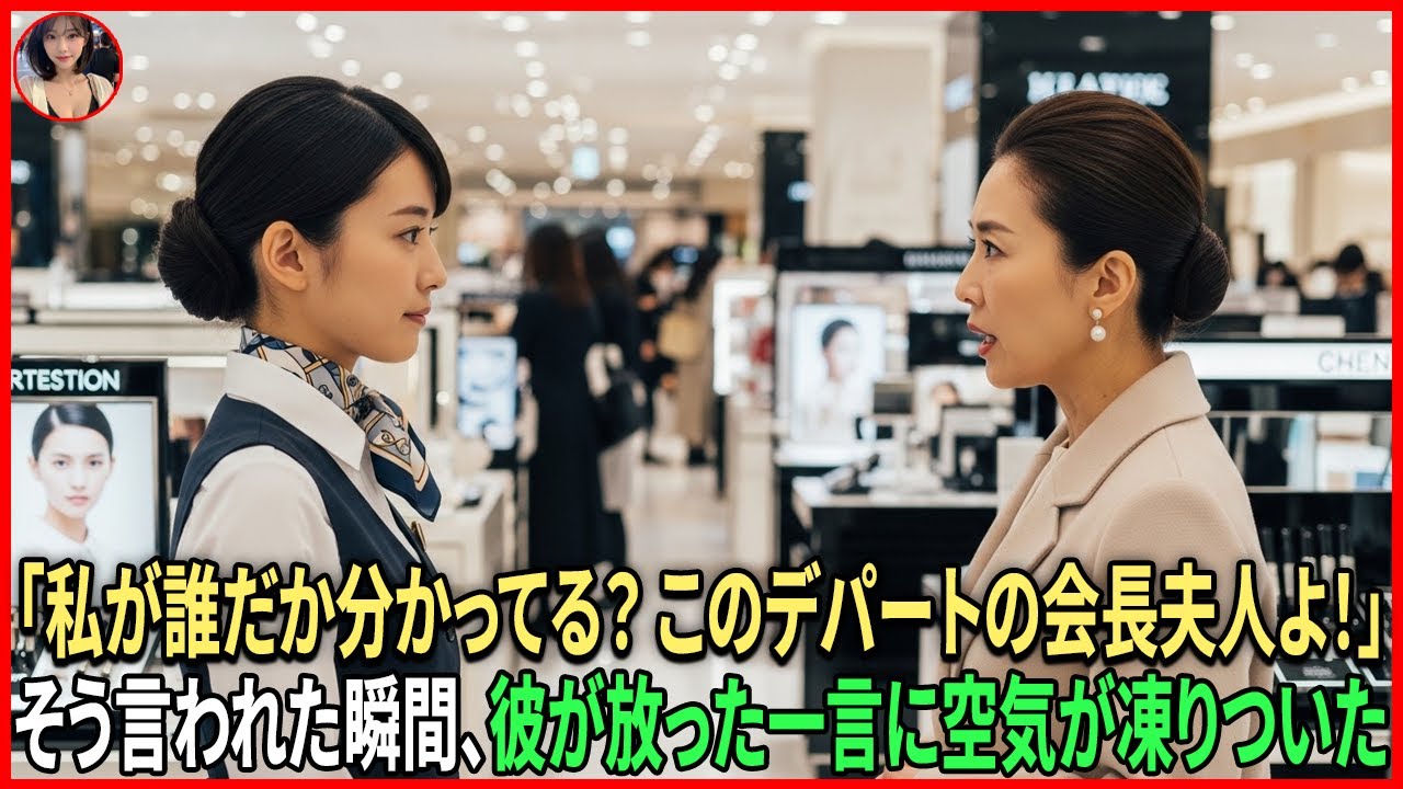 「私が誰だか分かってる？ このデパートの会長夫人よ！」――「それで？ だから何ですか」――#動エピソード#老後の物語 #家族の物語