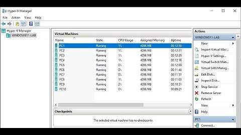 How to Automatically Create 10 Hyper-V VMs with Differencing Disks  Internal Switch using PowerShell