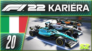 F1 22 Kariéra | Tradičně Dramatická Monza #20 | CZ Let's Play