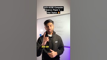 OCR GCSE Computer Science Paper 1 - Hot Topics 2025 #gcsecomputerscience #computerscience #gcse
