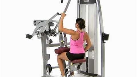 Unilateral, Wide Grip Pulldown - Cybex Eagle Lat Pulldown