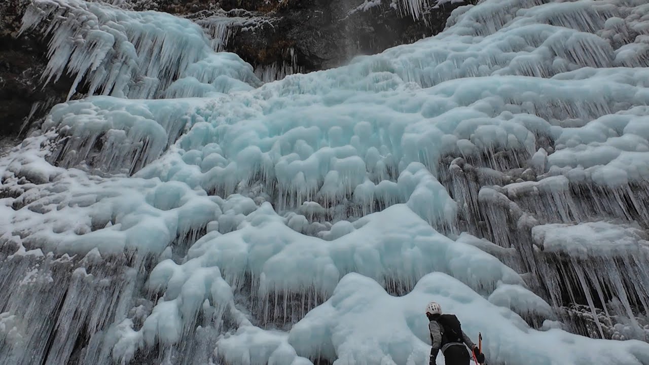 【宮ノ谷渓谷】風折の滝 氷瀑 エンジェルウイング 2025年2月10日