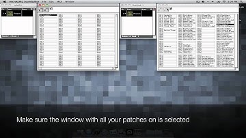 microKorg - How to import patches using SoundEditor for Mac OS X