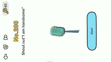 Brain Out Level 203 || Shout Out I Am Handsome.