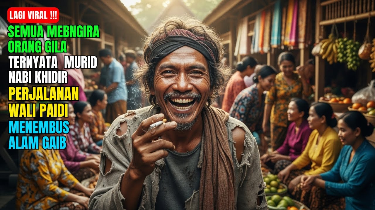 VIRAL‼️ Semua Mengira Orang Gila Ternyata Murid Nabi Khidir Perjalanan Wali Paidi Menembus Alam Gaib