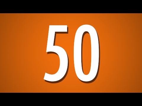 50 Second Countdown Timer - Orange Background