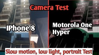 Motorola One Hyper Camera vs iPhone 8 Camera
