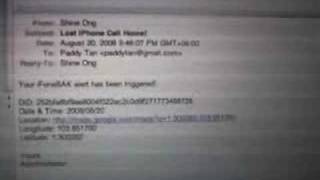 Anti-theft software for iPhone (now known as PhoneScream) screenshot 4