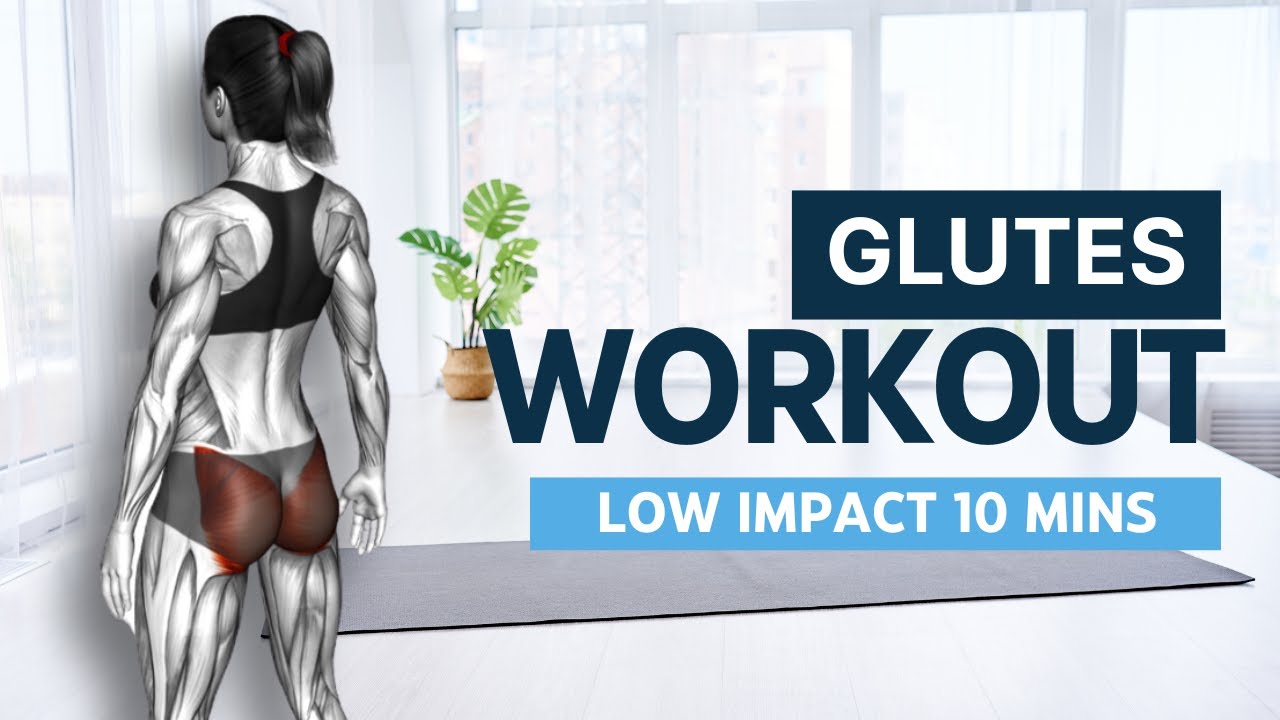 10 Minute Butt and Thigh Workout for a Bigger Butt - Exercises to Lift ...