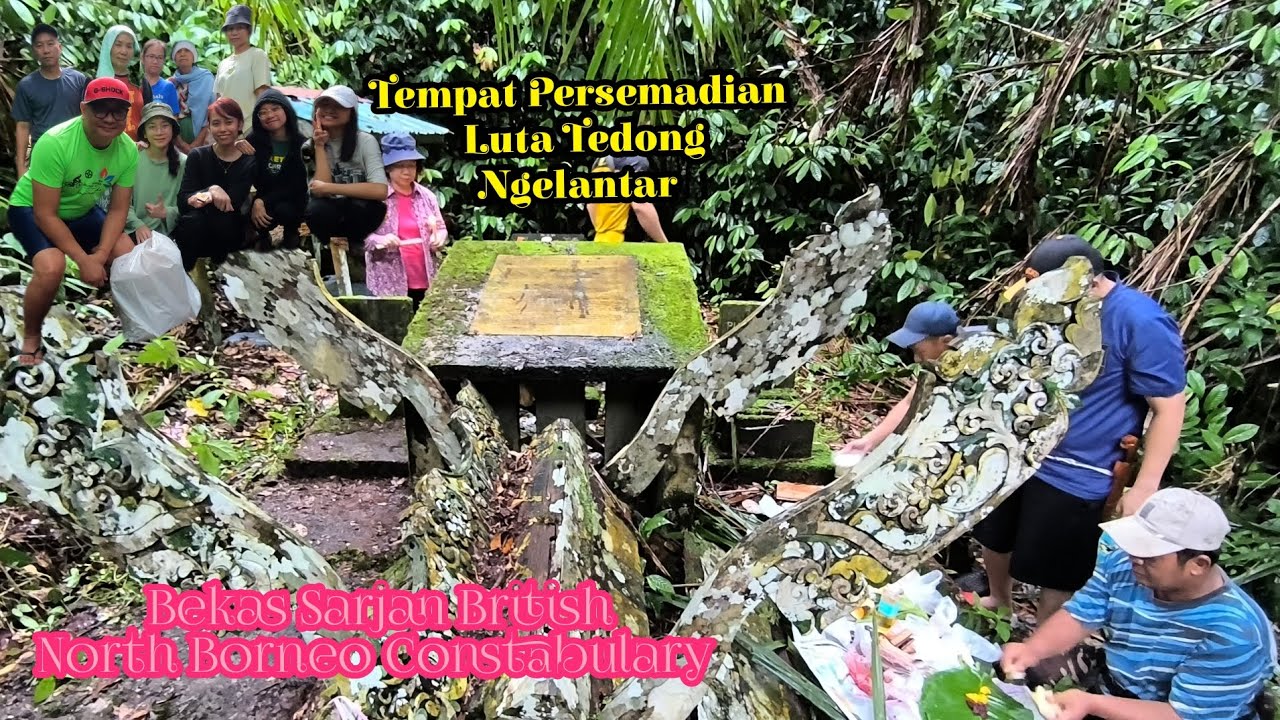 Hari Ke 2 Gawai Pagi Mersi Pendam Lalu Meda Pendam Bekas Sarjan British North Borneo Constabulary.