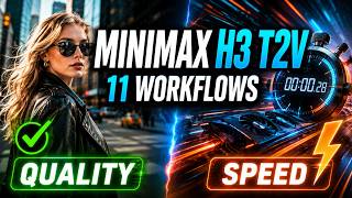 MiniMax H3 Quality vs Speed — 11 ComfyUI Workflows Tested
