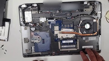 Dell Latitude E6520 disassembly: upgrade HDD to SSD, change RAM/memory