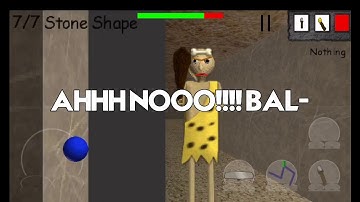 CAVEMAN BALDI IS MY TEACHER!!! | Baldi’s basics mod - Baldiii stone age (V1.1)