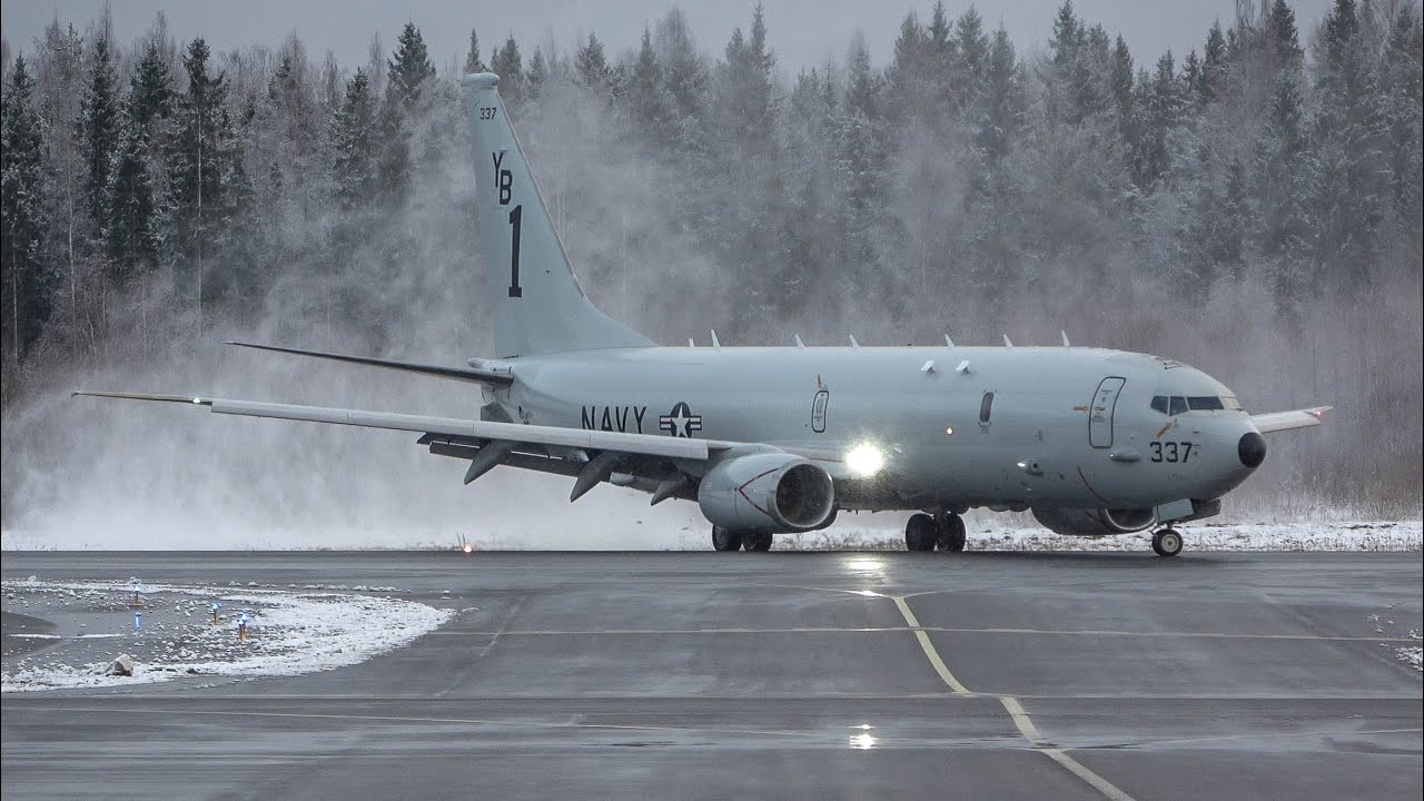 U.S. Navy Boeing P-8A Poseidon 169337 at Tampere-Pirkkala