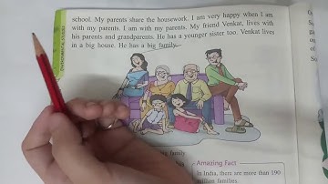 Class 2 EVS Ch 4 My Family Revision Lecture 1 Term 1