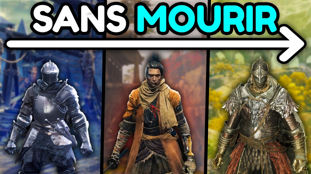 Peut-on Finir Dark Souls 3, Sekiro et Elden Ring SANS MOURIR ?
