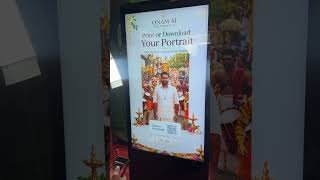 Onam AI Photobooth | Interactive AI Portrait Experience | Best Event Technology company Dubai & UAE