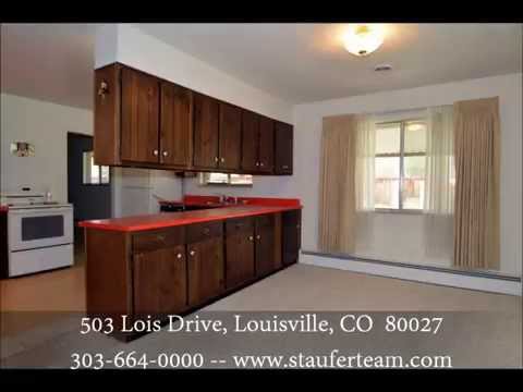 503 Lois Drive, Louisville, CO home video tour