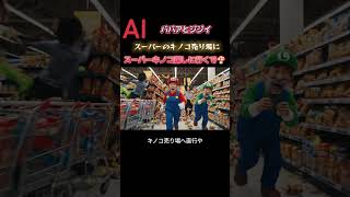 スーパーマリオごっこ スーパーキノコを見つけるで! AIババアとジジイ #ai #shorts #面白い #お笑い