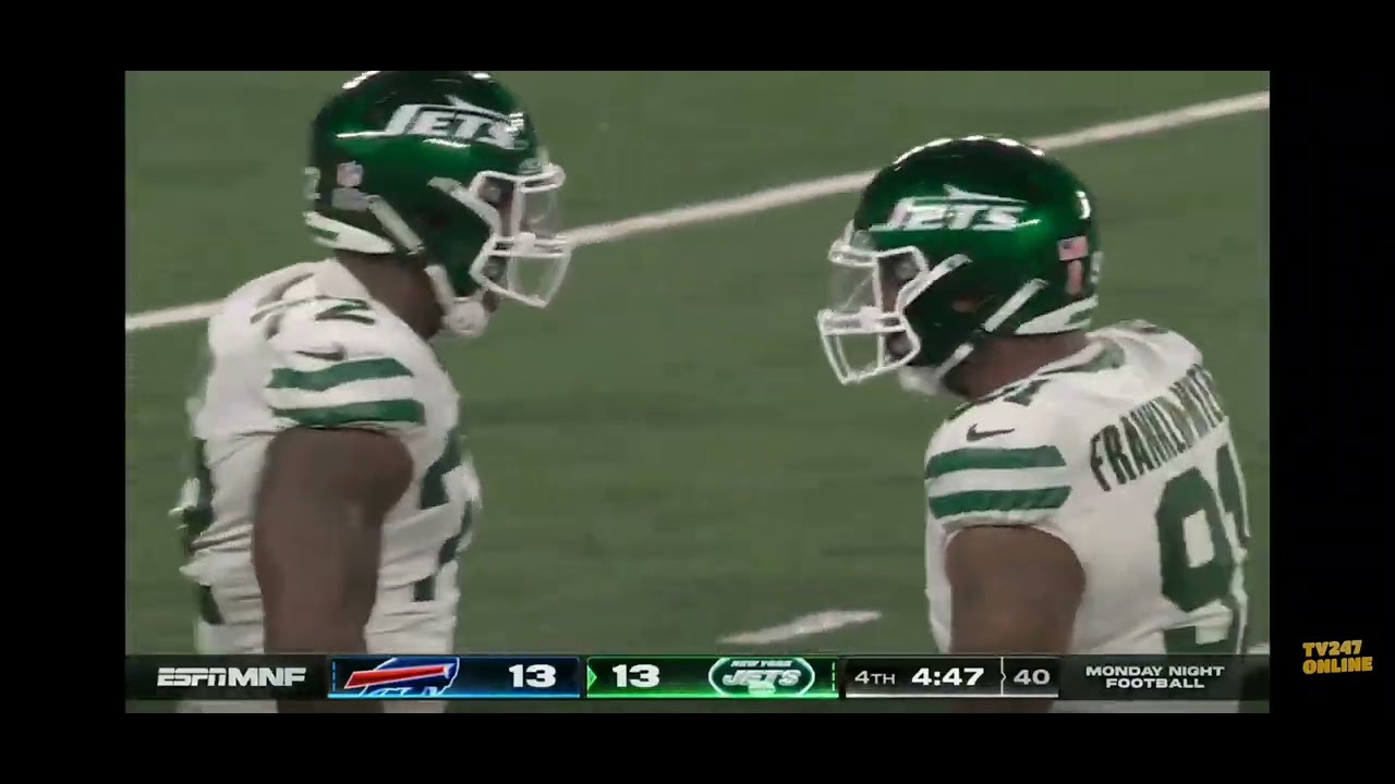 Josh allen fumbles the ball and Jets recover and a fight almost breaks out 