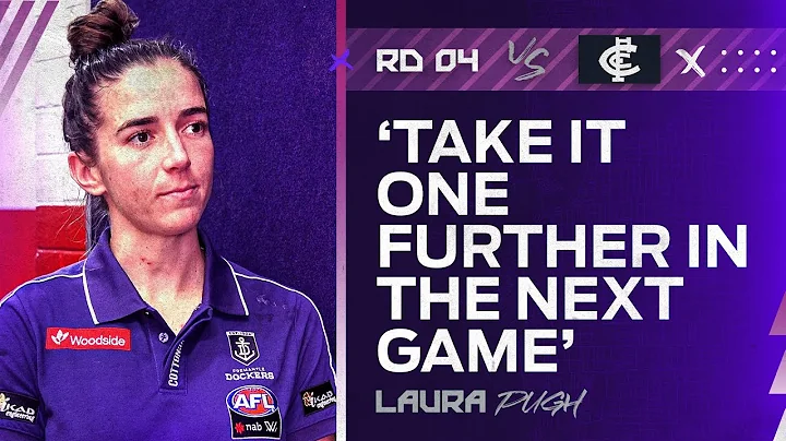 Laura Pugh post-match v Carlton | Round 4