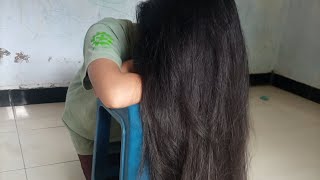 Thick Hair Girl in Action..!!! Thick Hair Girl in Action..!!!