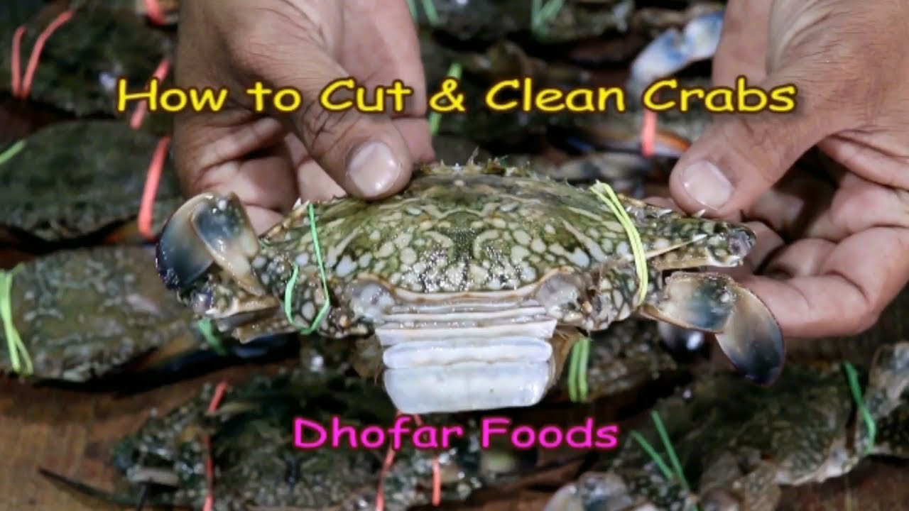 How to Cut & Clean Crabs | Dhofar Foods