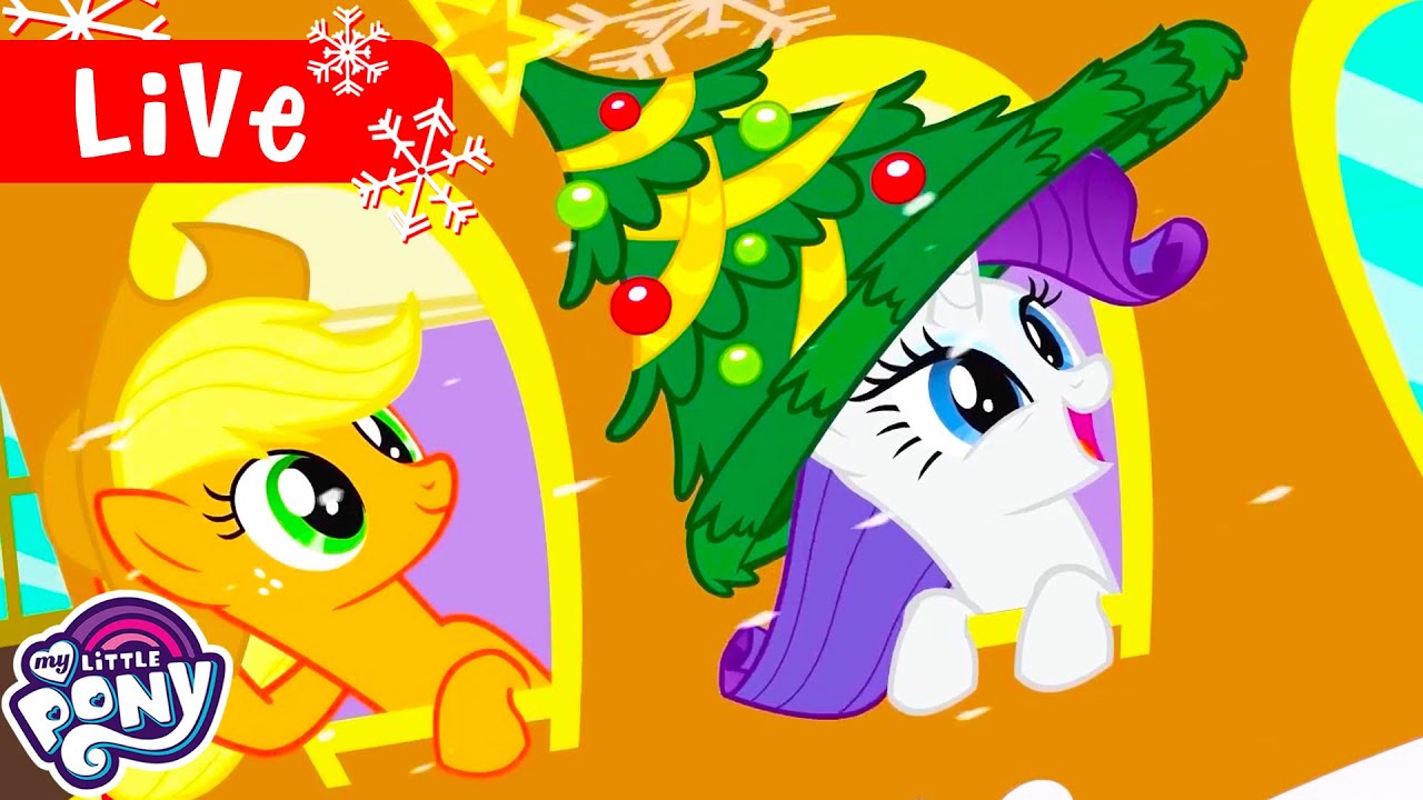 🔴 LIVE Friendship is Magic 🎄 CHRISTMAS EPISODES ❄️ Happy Holidays! 🎁  My Little Pony FULL EPISODES