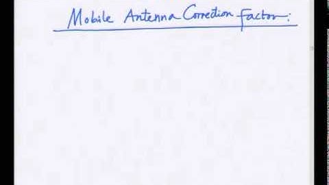 Mod-01 Lec-37 Hata Model and Log Normal Shadowing