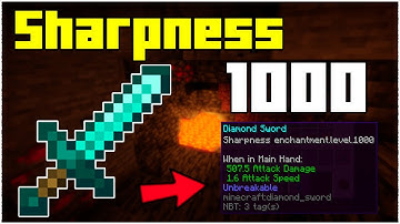 How To Get A Sharpness 1,000 Sword In Minecraft 1.17.1 (2024)