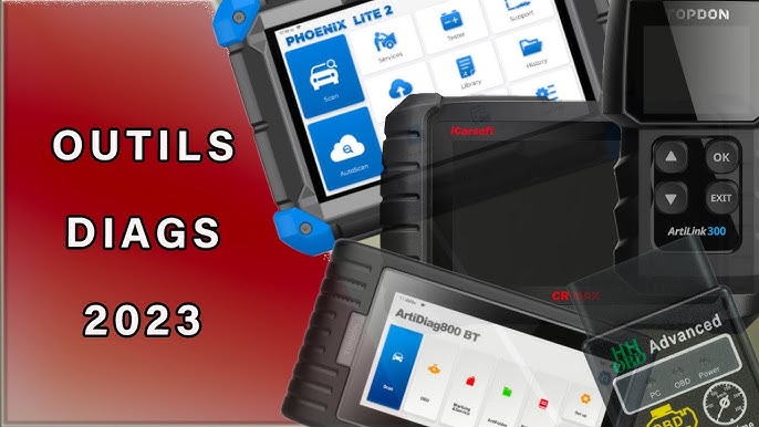 ICarsoft CR Pro Plus - Valise Diagnostic Automobile Multimarques en  Français Scanner Diag OBD2 - Équipement auto