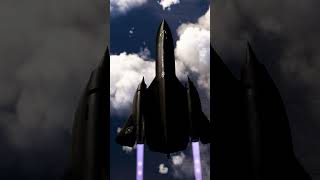 DEAFENING SILENCE: An SR-71 Blackbird pierces through the sound barrier.
