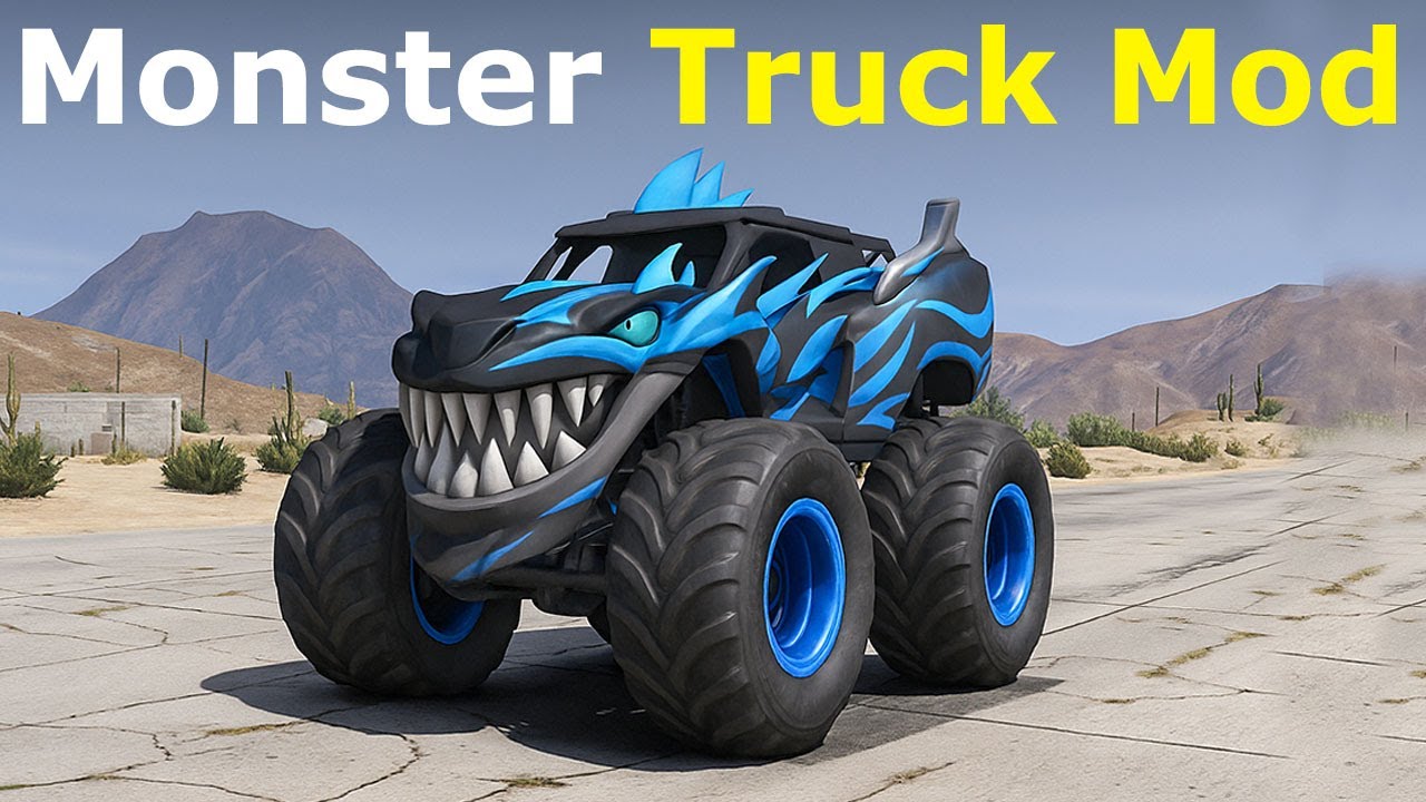 GTA 5 Free Monster Truck Mod 2025 Insane Off Road Beast YouTube 