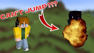 Minecraft But We CAN'T JUMP