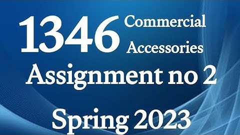 AIOU Code 1346 Solved Assignment No.2 Spring 2023 #aiou #aiousolveassignments