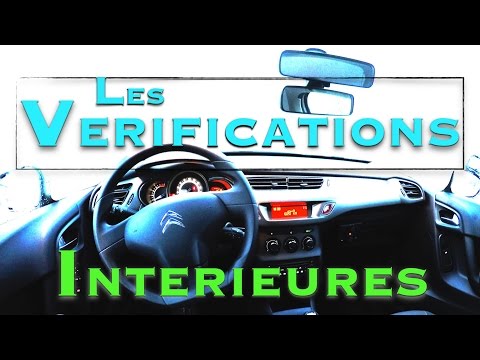 Vérifications intérieures du permis de conduire