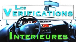 Vérifications intérieures du permis de conduire